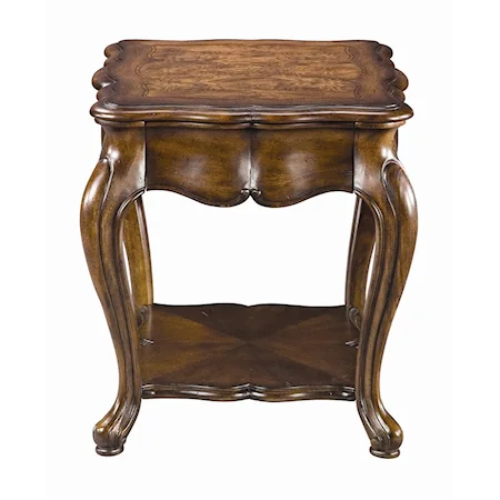 Classico End Table with 1 Shelf